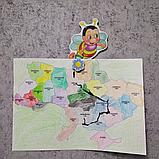 Магнитный стенд для крепления рисунка магнитом Пчёлки, фото 2