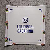 Наклейка Инстаграм визитка, фото 9