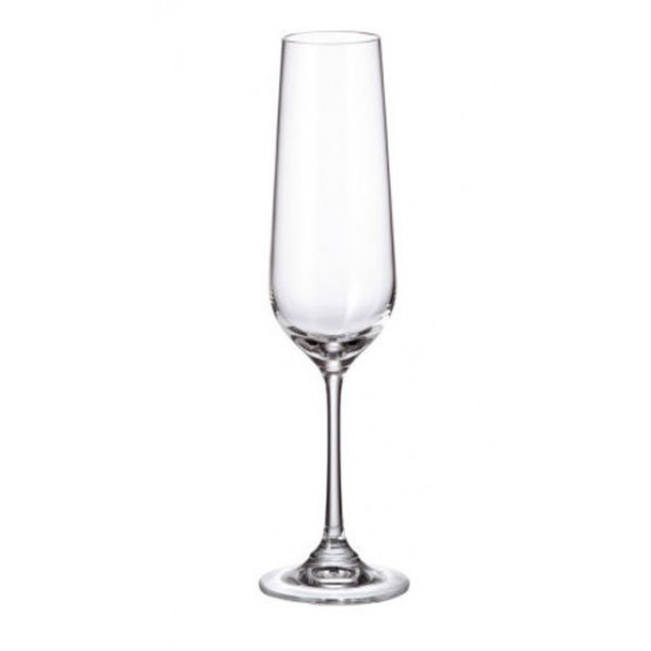 Набор бокалов для шампанского Bohemia Dora (Strix) 200 мл 6 пр b1SF73 - фото 1 - id-p8275555
