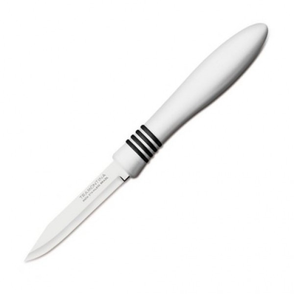 Нож для овощей Tramontina Cor&Cor 76 мм бел. руч. 23461/283 - фото 1 - id-p5557960