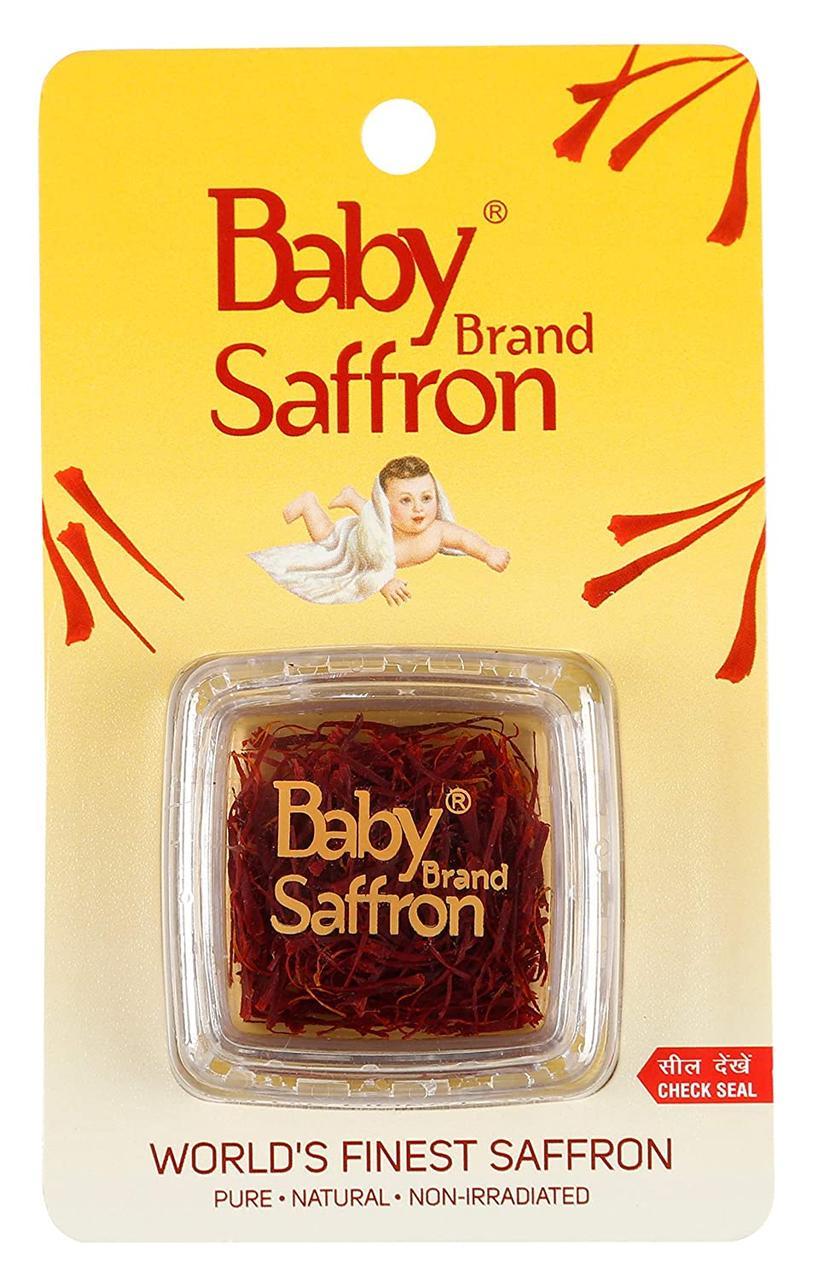 Шафран индийский (кашмирский), 1 г, высший сорт, Baby Brand Saffron, королевская пряность - фото 1 - id-p10364039