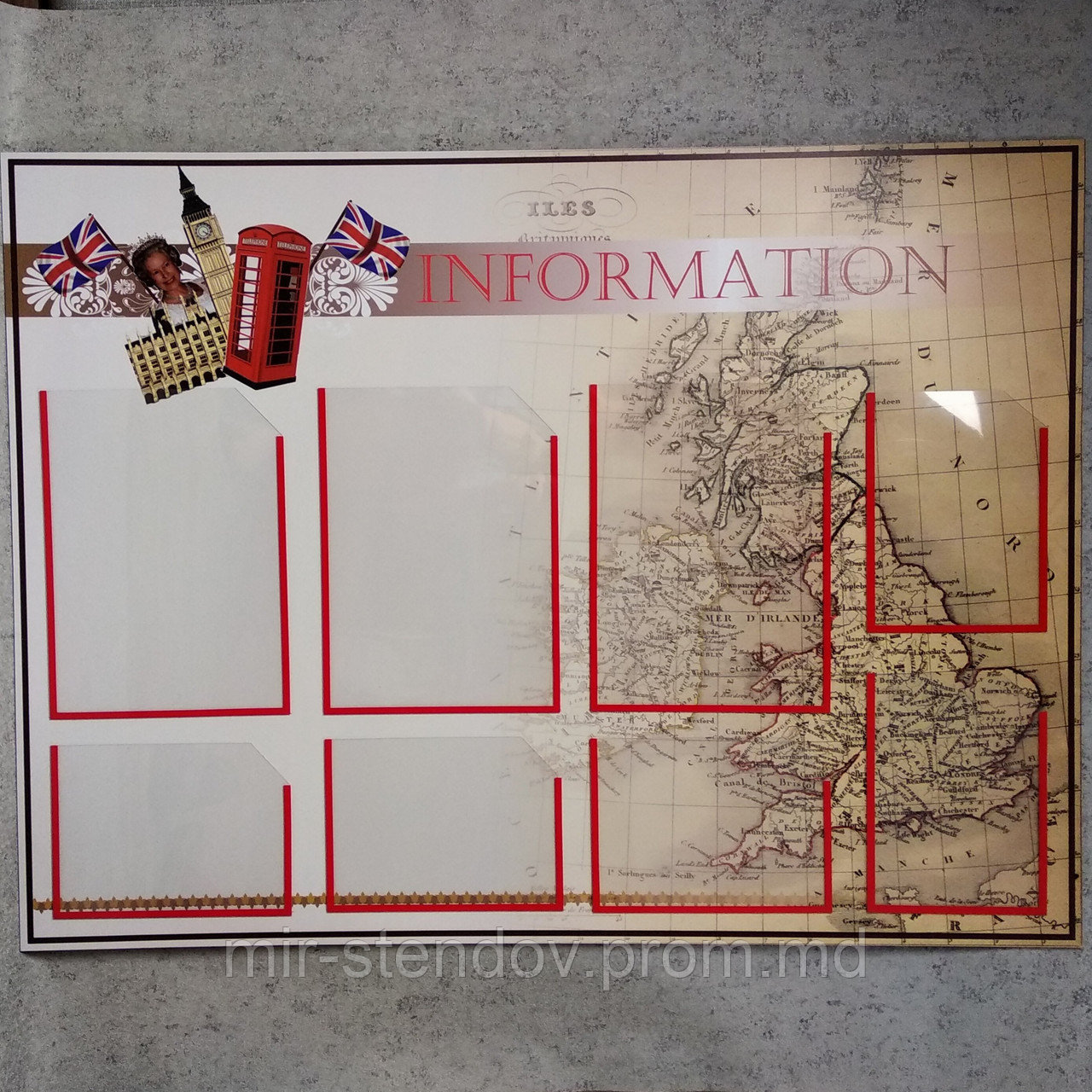 Information. Стенд для кабинета английского языка., фото 1