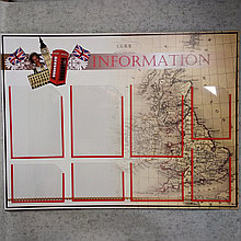 Information. Стенд для кабинета английского языка.