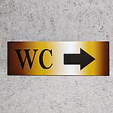 Табличка-указатель Туалет, фото 5