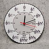 Часы настенные Нотная грамота, фото 3