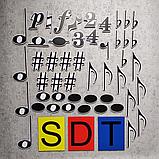 Доска с нотным станом и магнитными нотами, фото 4