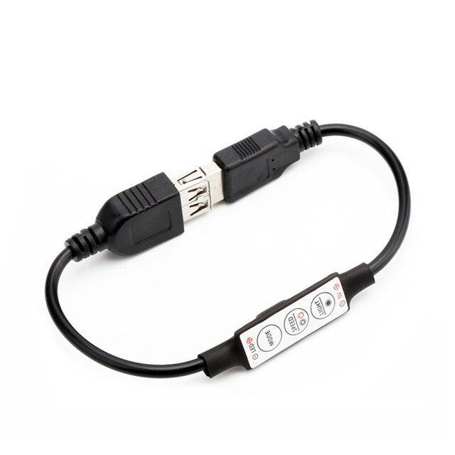 USB диммер мини 12A 144W 12V | 3 кнопки 5Вольт | для светодиодной ленты. - фото 1 - id-p10370742