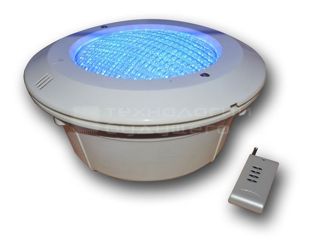Светильник светодиодный для бассейнов RGB на 5 mm светодиодах, встраиваемый. - фото 1 - id-p73237