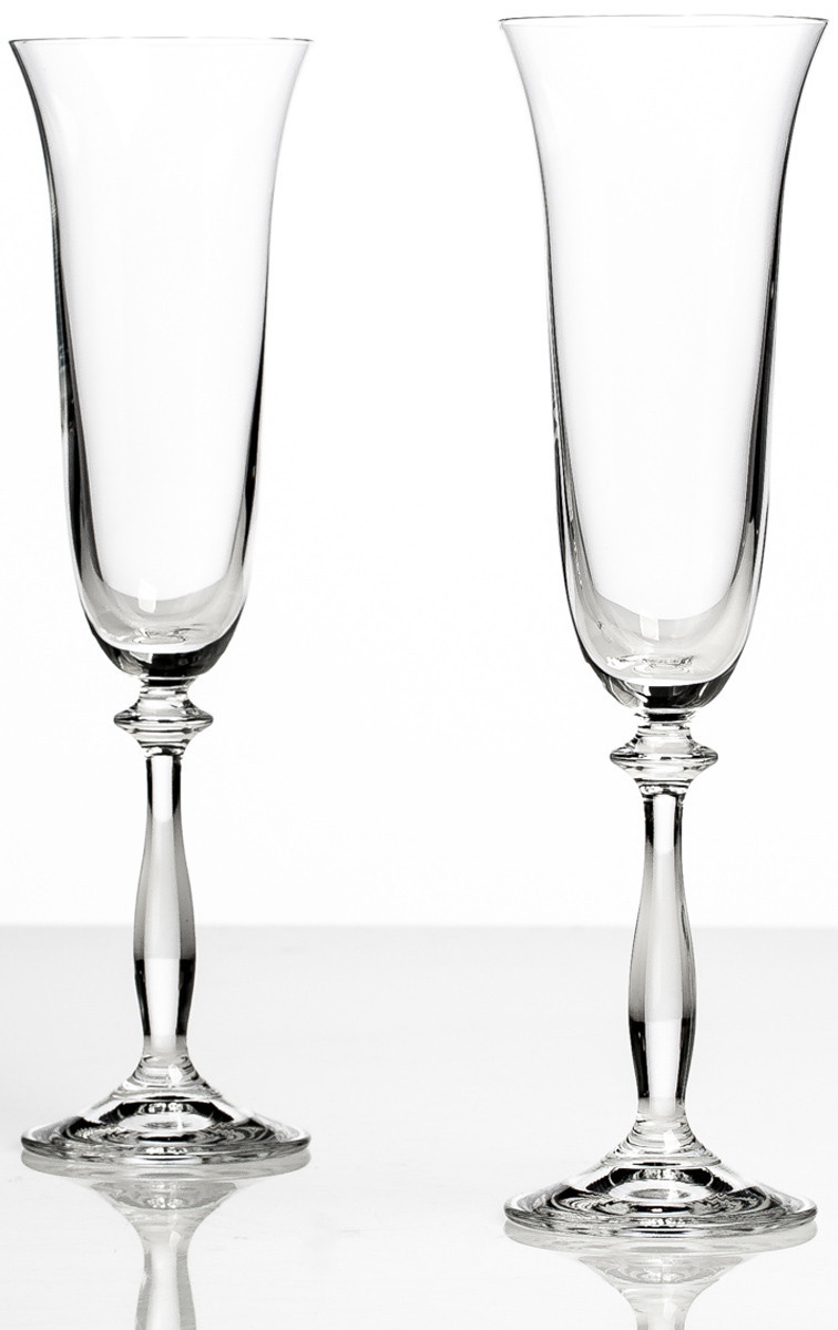 Набор бокалов для шампанского Bohemia Angela 190 мл 2 пр b40600 - фото 1 - id-p10374788