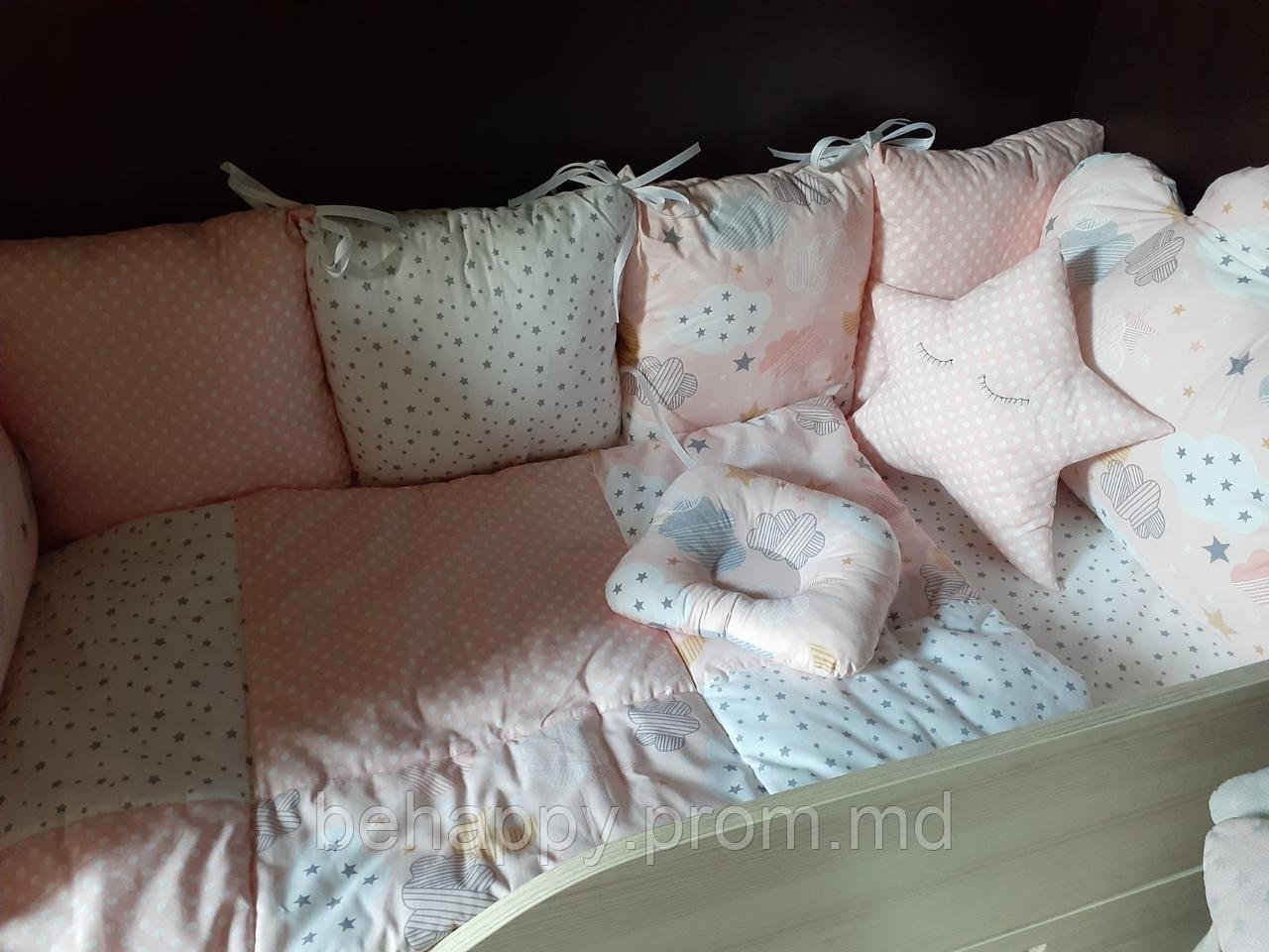 Complect de bare protectie pentru patuc, pentru fetita. - фото 1 - id-p10374955