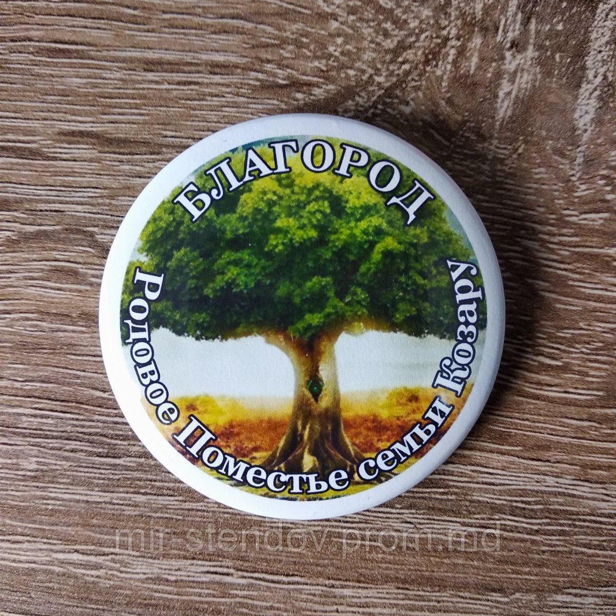 Символ Благород. Металевий значок, фото 1