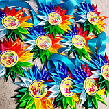 Медаль для выпускников д/с с розеткой-канзаши Семицветик, фото 2