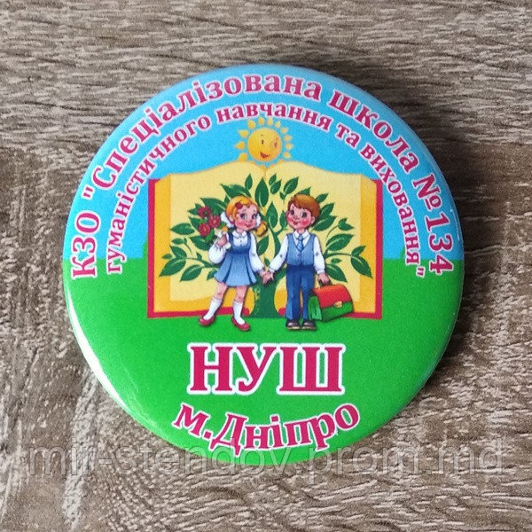 Значок представителя Специализированной школы НУШ, фото 1