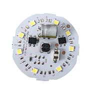 Светодиодный LED модуль 7Ватт DOB AC220 без мерцания для ремонта ламп