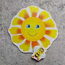 Магнитный стенд для крепления рисунка Солнышко