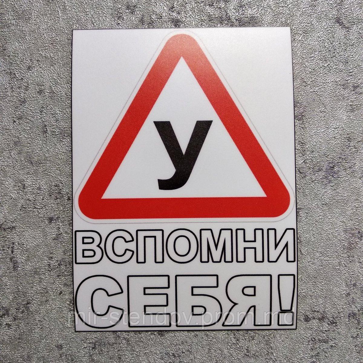 Наклейка на авто Ученик, фото 1