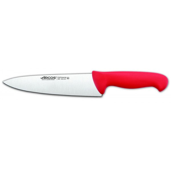 Нож поварской Arcos 2900 20 см красный 292122 - фото 1 - id-p5560026