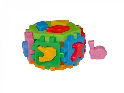 Игрушка куб "Умный малыш Гексагон 1 ТехноК" (сортер) - фото 1 - id-p10398054