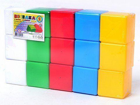 Кубики "Радуга 2 ТехноК" (15 кубиков) - фото 1 - id-p10398056