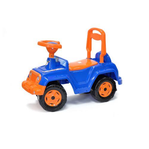 Машинка каталка 4 х 4 (сине-оранжевая) - фото 1 - id-p10398148