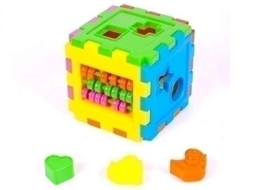 Логический куб-сортер, со счетами - фото 1 - id-p10398249
