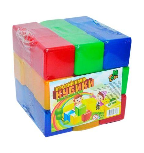 Кубики цветные (27 штук) - фото 1 - id-p10398318