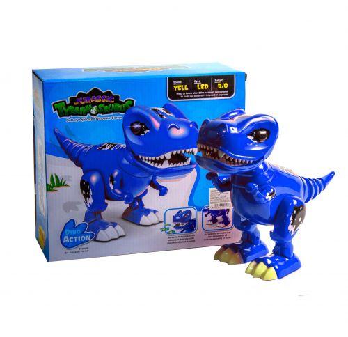 Музыкальный динозавр "Тираннозавр" (синий) - фото 1 - id-p10399225