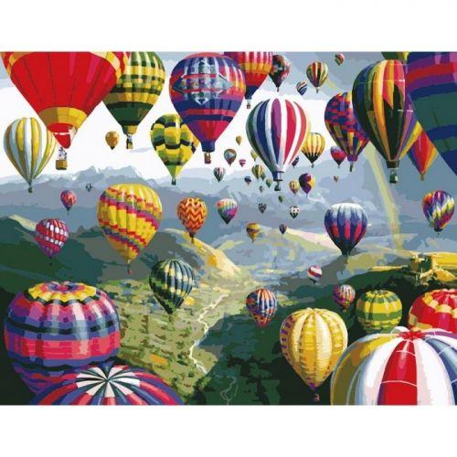 Картина по номерам "Воздушные шары" - фото 1 - id-p10399265