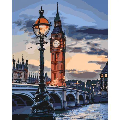 Картина по номерам "Лондон в сумерках" - фото 1 - id-p10400397