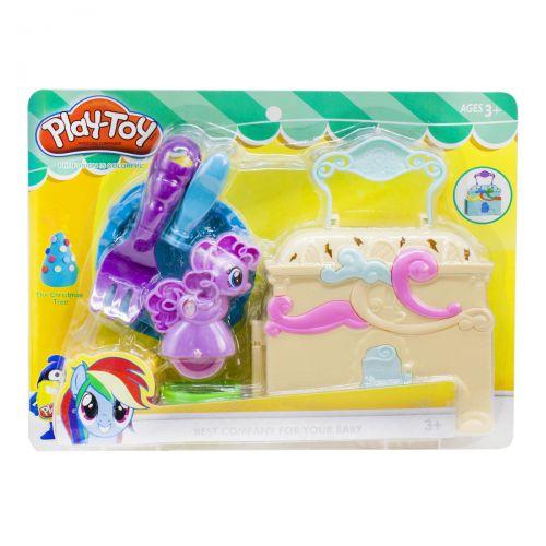 Набор "Play-Toy: Пони с чемоданчиком" (желтый) - фото 1 - id-p10400399