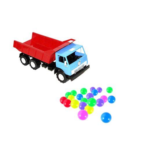 Машинка "Самосвал" с шариками (синяя) - фото 1 - id-p10399851