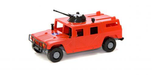 Машинка "Военный внедорожник" (красная) - фото 1 - id-p10399858