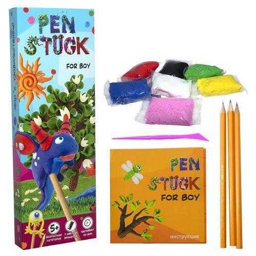 Набор для творчества "Pen Stuck: насадка на карандаш" (для мальчиков) - фото 1 - id-p10400908