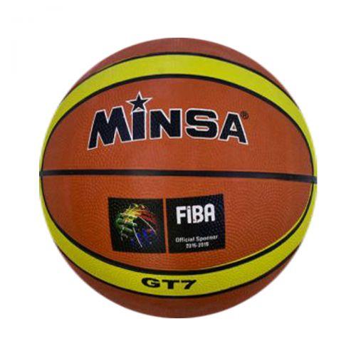 Мяч баскетбольный "Minsa" (оранжевый) - фото 1 - id-p10401397