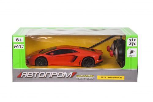 Машинка на радоуправлении "Lamborghini LP700" из серии "Автопром" (оранжевая) - фото 1 - id-p10400965