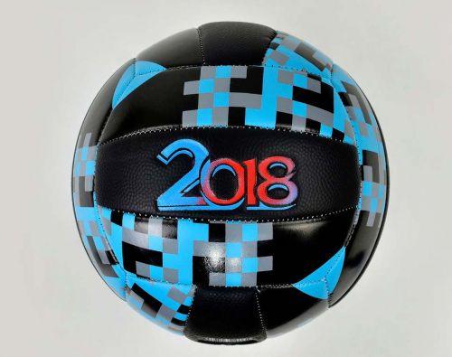 Волейбольный мяч "2018" (голубой) - фото 1 - id-p10398886