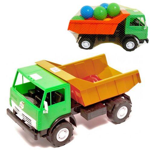 Машинка пластиковая "Самосвал" с шариками - фото 1 - id-p10398528