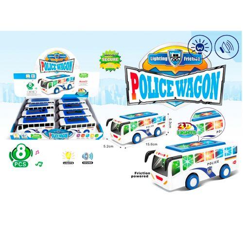 Инерционная машинка "Полицейский автобус" - фото 1 - id-p10399441