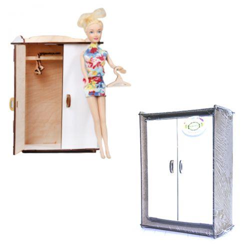 Шкаф деревянный для кукол - фото 1 - id-p10401989