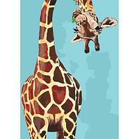 Картина по номерам "Весёлый жираф"