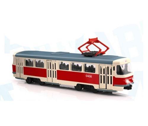 Трамвай из серии Автопром (красный) - фото 1 - id-p10400591
