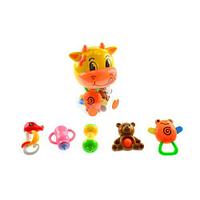 Набор погремушек в баночке "Коровка" (5 шт)