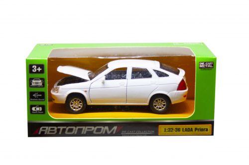 Машинка "Lada Priora" из серии "Автопром" (белая) - фото 1 - id-p10400650