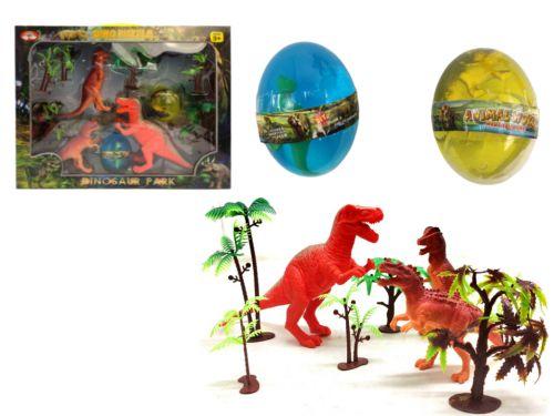Игровой набор "Парк динозавров" + 2 лизуна в яйце - фото 1 - id-p10400653