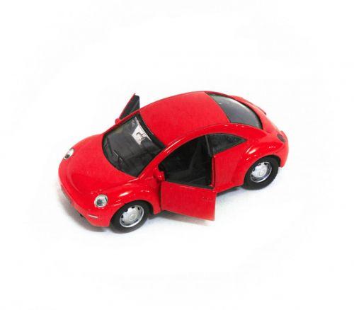 Машина металлическая "Volkswagen Beetle" (красная) - фото 1 - id-p10400674
