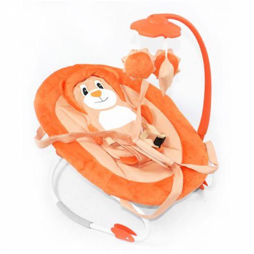 Детский шезлонг-качалка (оранжевый) - фото 1 - id-p10399077