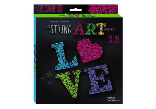 Набор креативного творчества "String Art: Love", STRA-01-03 (укр) - фото 1 - id-p10399630