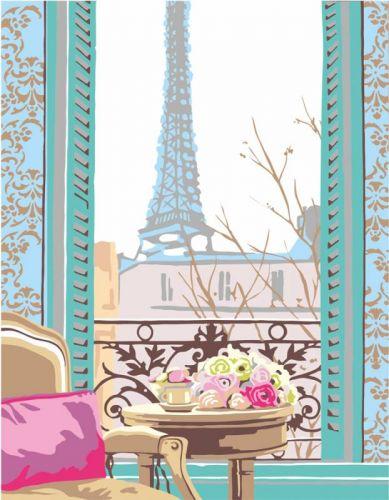 Картина по номерам "Завтрак в Париже" - фото 1 - id-p10401645
