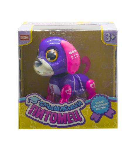 Интерактивная игрушка "Смышлённый питомец: щенок" (фиолетовый) - фото 1 - id-p10400166