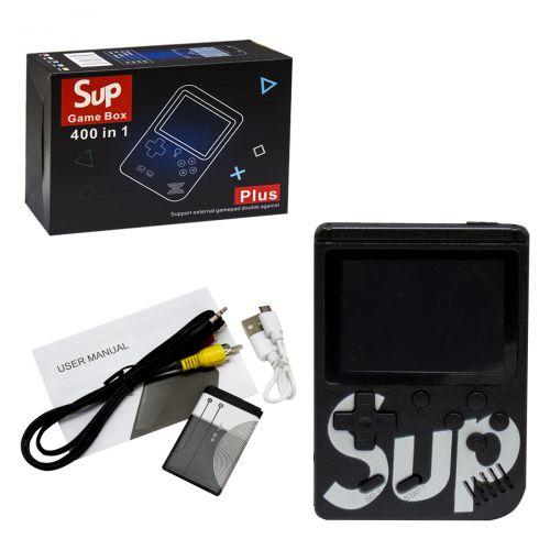 Портативная консоль "Retro FC SUP Game Box" 400 в 1 (чёрная) - фото 1 - id-p10400748